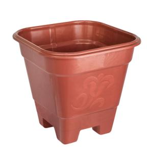 VASO QUADRADO MÉDIO TERRA COTA