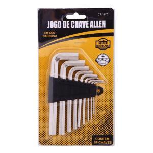 Jogo de chaves allen com 9 peças
