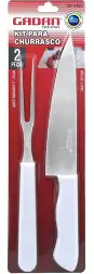 KIT DE CHURRASCO COM 2 PCS CABO BRANCO ENCARTELADO
